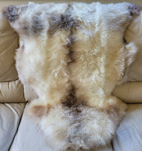 Load image into Gallery viewer, Naturally beautiful - un-dyed sheepskin rug.
