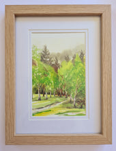 Load image into Gallery viewer, Hamner in the spring. Ruth Palmer, Framed art print - 15cmx20cm
